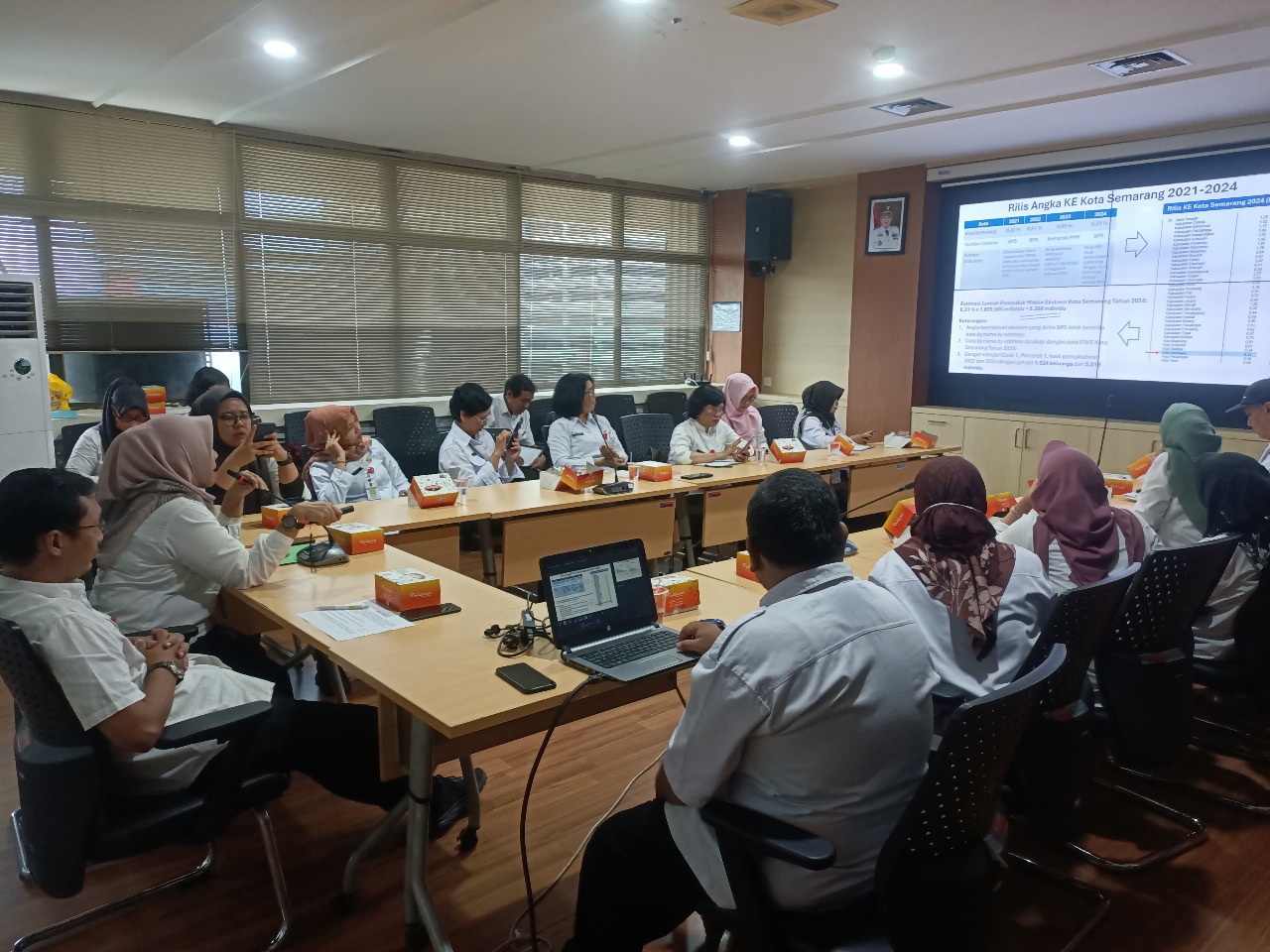 Diskominfo Hadiri Rapat Koordinasi Percepatan Penghapusan Kemiskinan Ekstrem di Kota Semarang